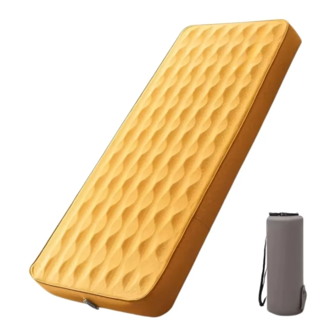 Portable Single 3D Self-Inflating Camping Mat 200x70x8cm Air Sleeping Pad