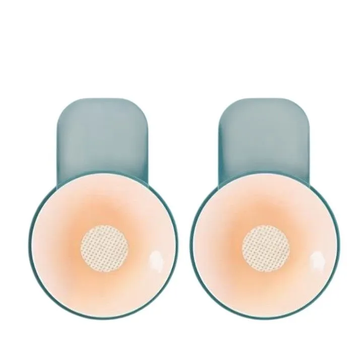 Premium Silicone Reusable Breast Lift Stickers & Invisible Nipple Covers