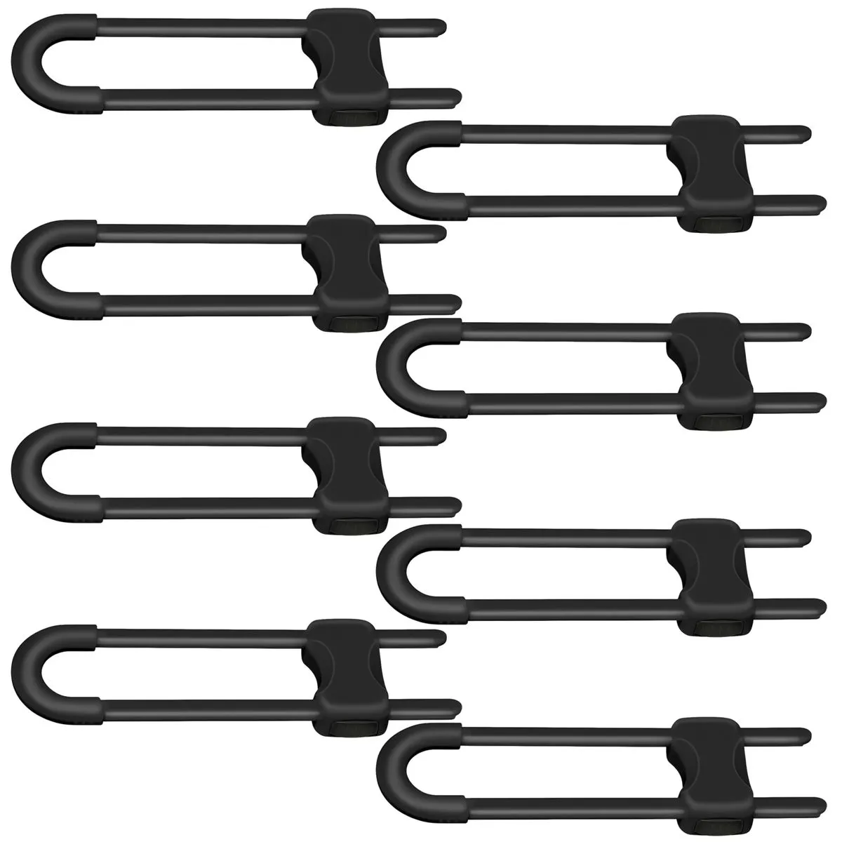 8 Pack Cabinet Locks Child Safety Baby Proof Door Drawer Locks Adjustable