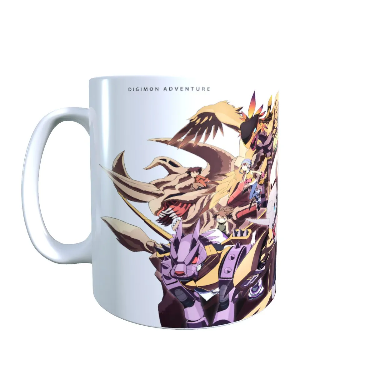 Mega Evolutions - Digimon Themed Coffee Mug