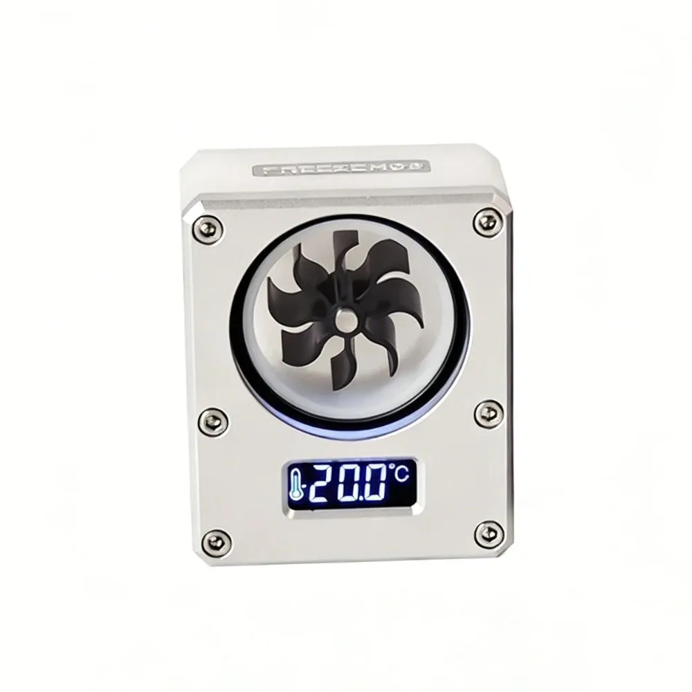 Digital Water Flow Meter with Temperature Display for PC Cooling System