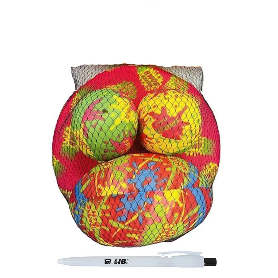 Fun Water Skipping Balls & Frisbee Foam Pool/Water Toys With ReVibe Pen