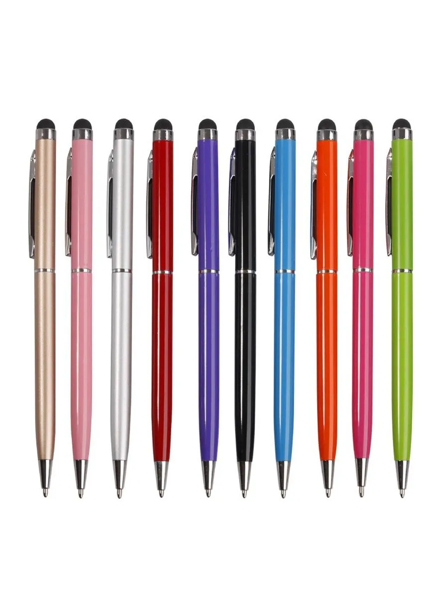 10 Pack Stylus Pens for Touch Screens 2 in 1 Universal Stylus Ballpoint Pen