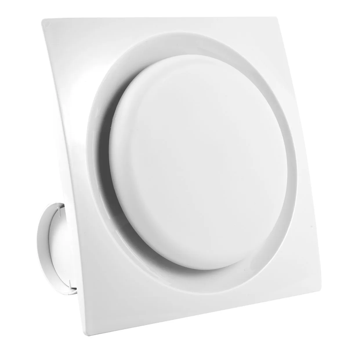 Functional White 18 Watt Bathroom Extractor Fan with Light - Fan Ext 07