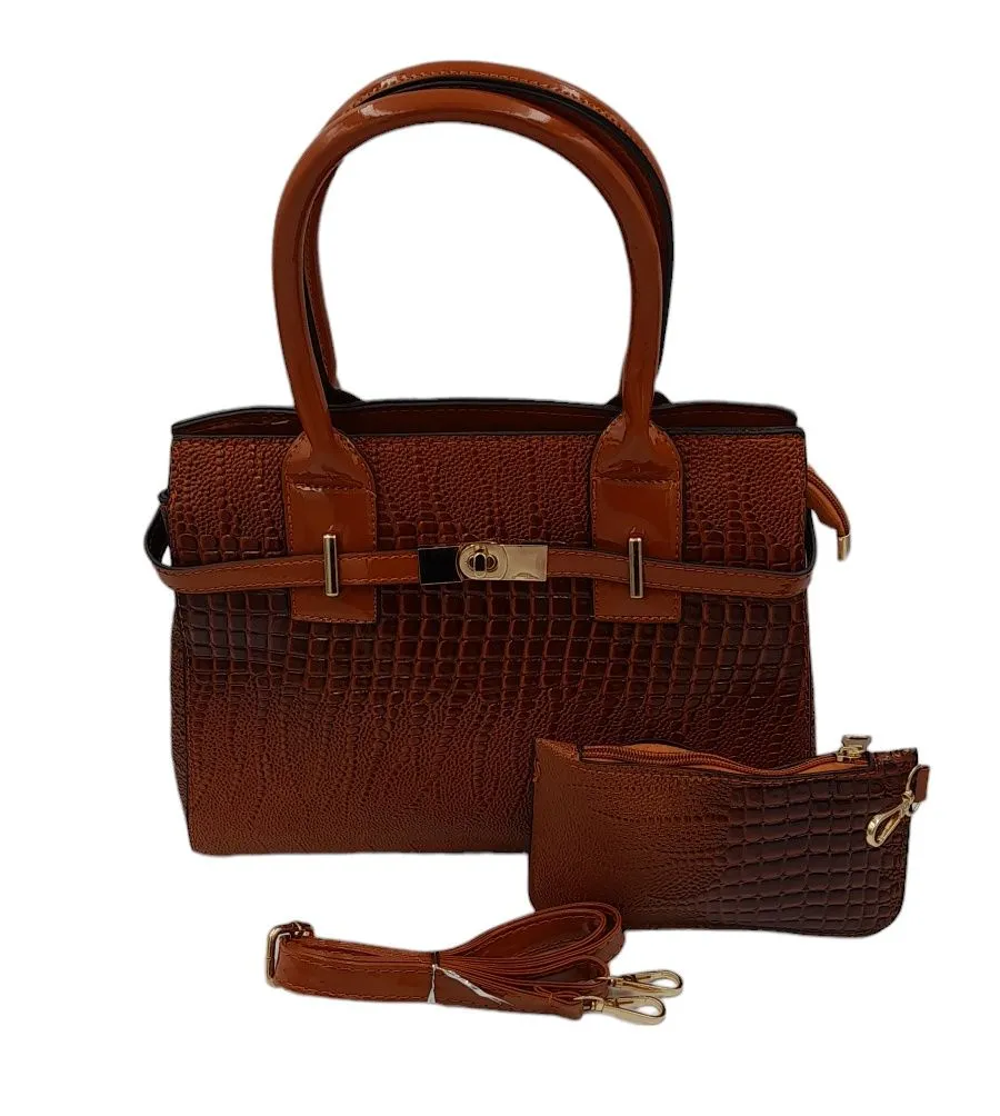 Classy Purses and Handbags for Women with Adjustable Straps Tote Handbags - Brown