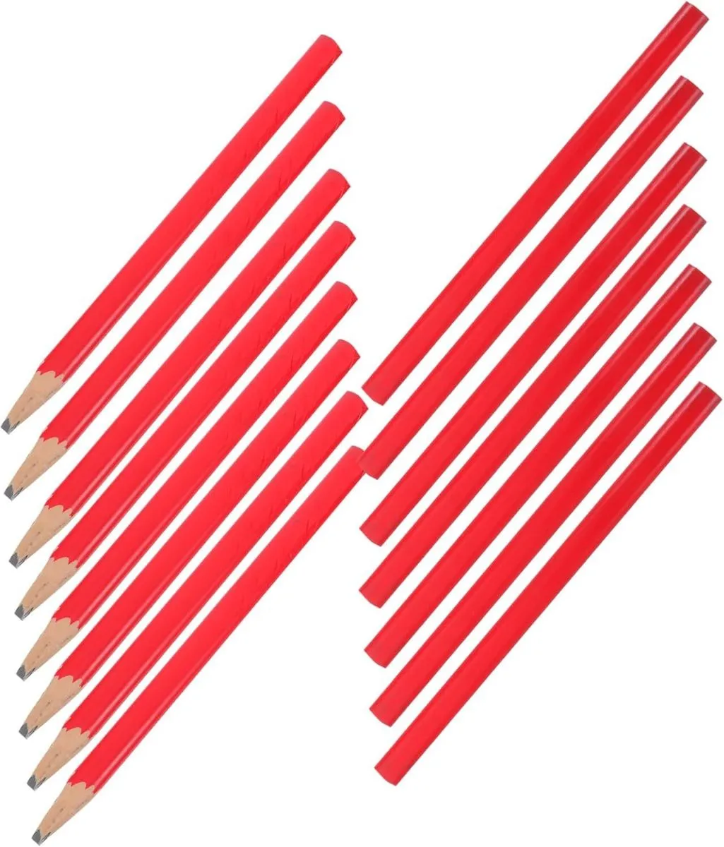 30 Pcs Pencil Marking Tools Woodworking Marking Pen Woodworking Supply Red
