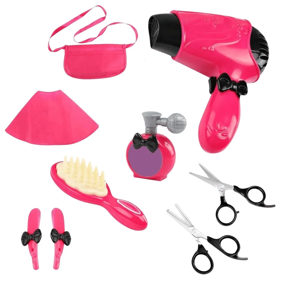 Children's Beauty Hairdresser Toy Playset with Accessories - Toys for Girls