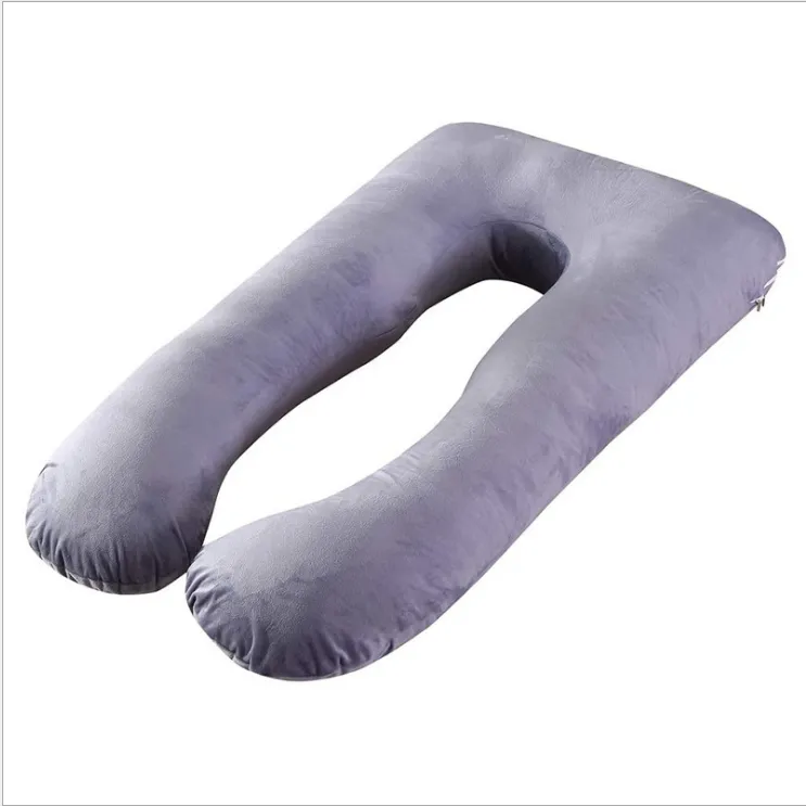 Pregnancy Pillow U Shaped Full Body Pillow - Grey