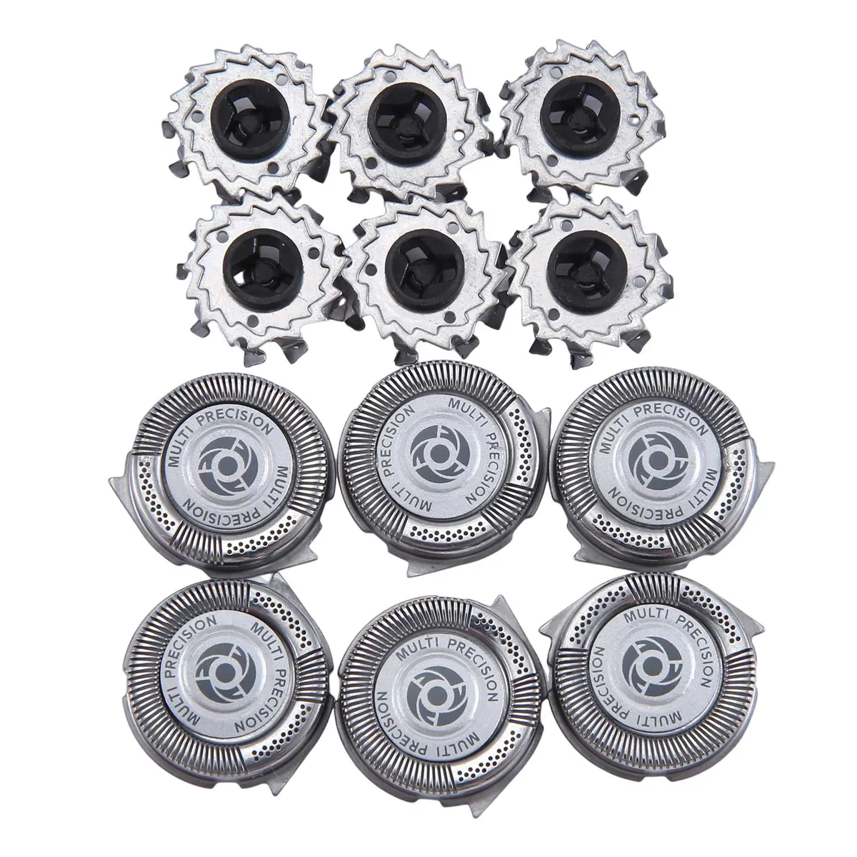 6Pcs Sh50 Replace Heads For Philipsnorelco Series 5000 Shavers S5000
