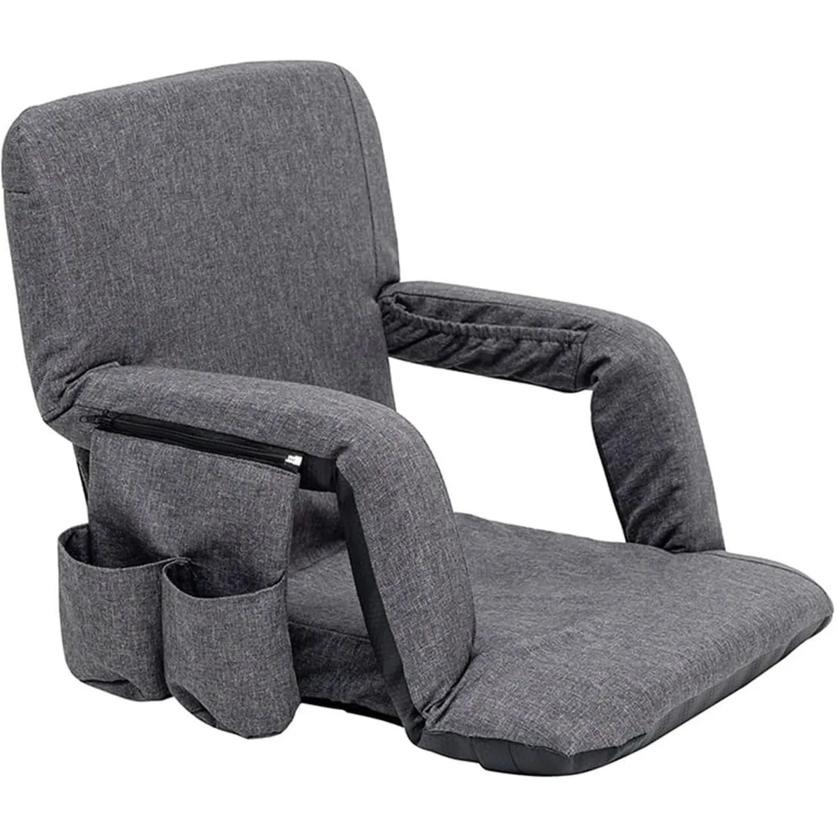 Stadium Seat with Back Support Handrail Floor Bleacher Chairs Gaming Chair