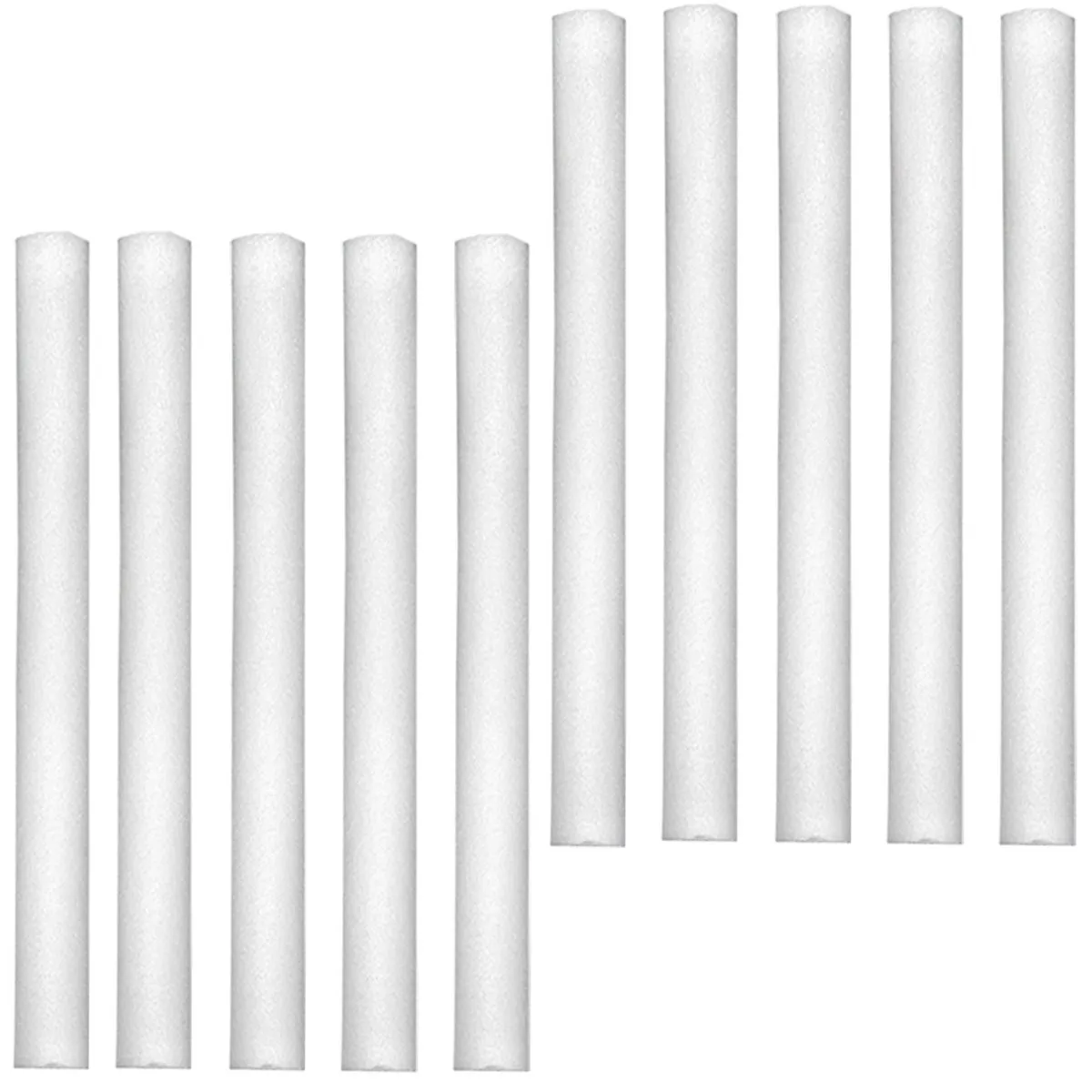 10 Pack LED Glow In The Dark Foam Sticks Bulk Neon Party Supplies