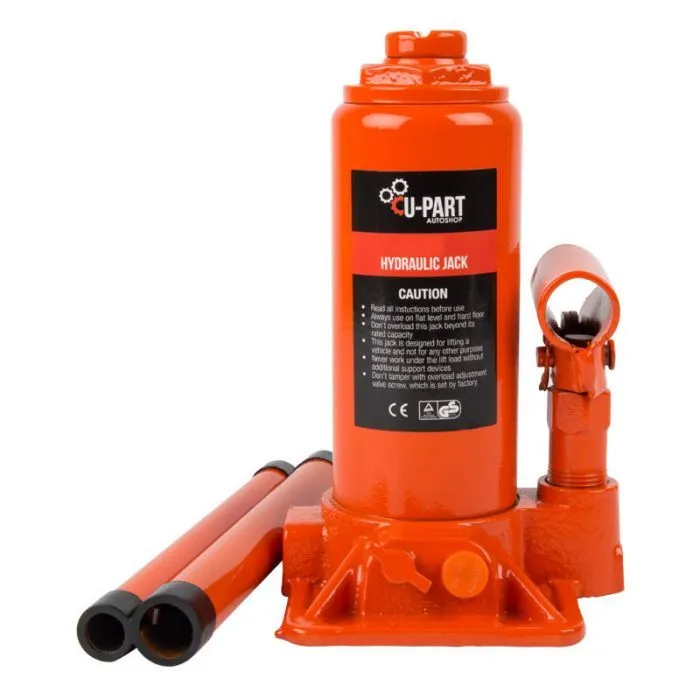 U-Part - Bottle Jack - 10 Ton - 2 Pack