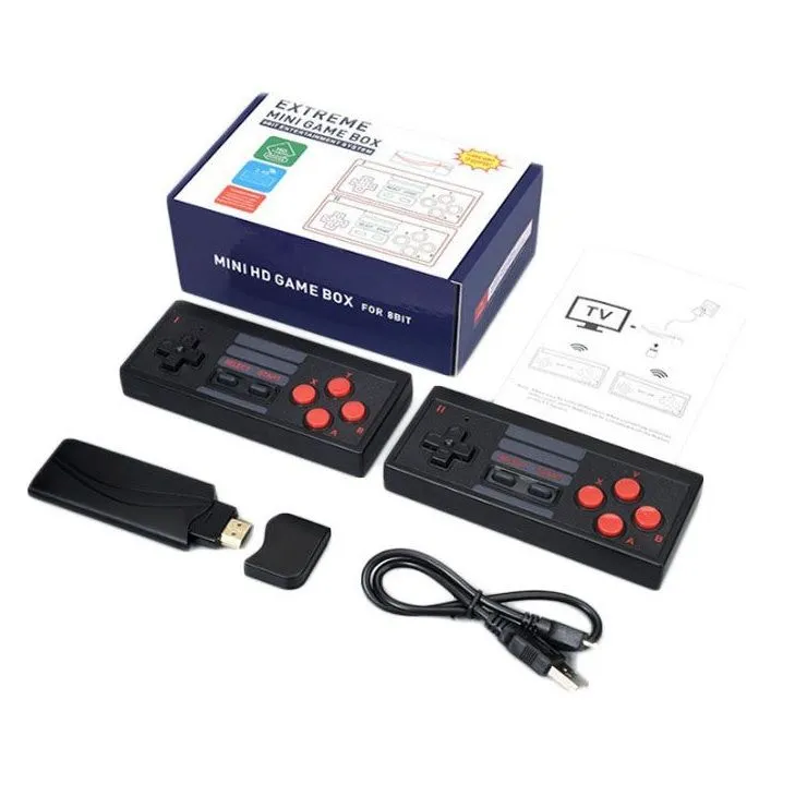 628 games EXTREME RETRO mini console with  (2 wireless controllers)
