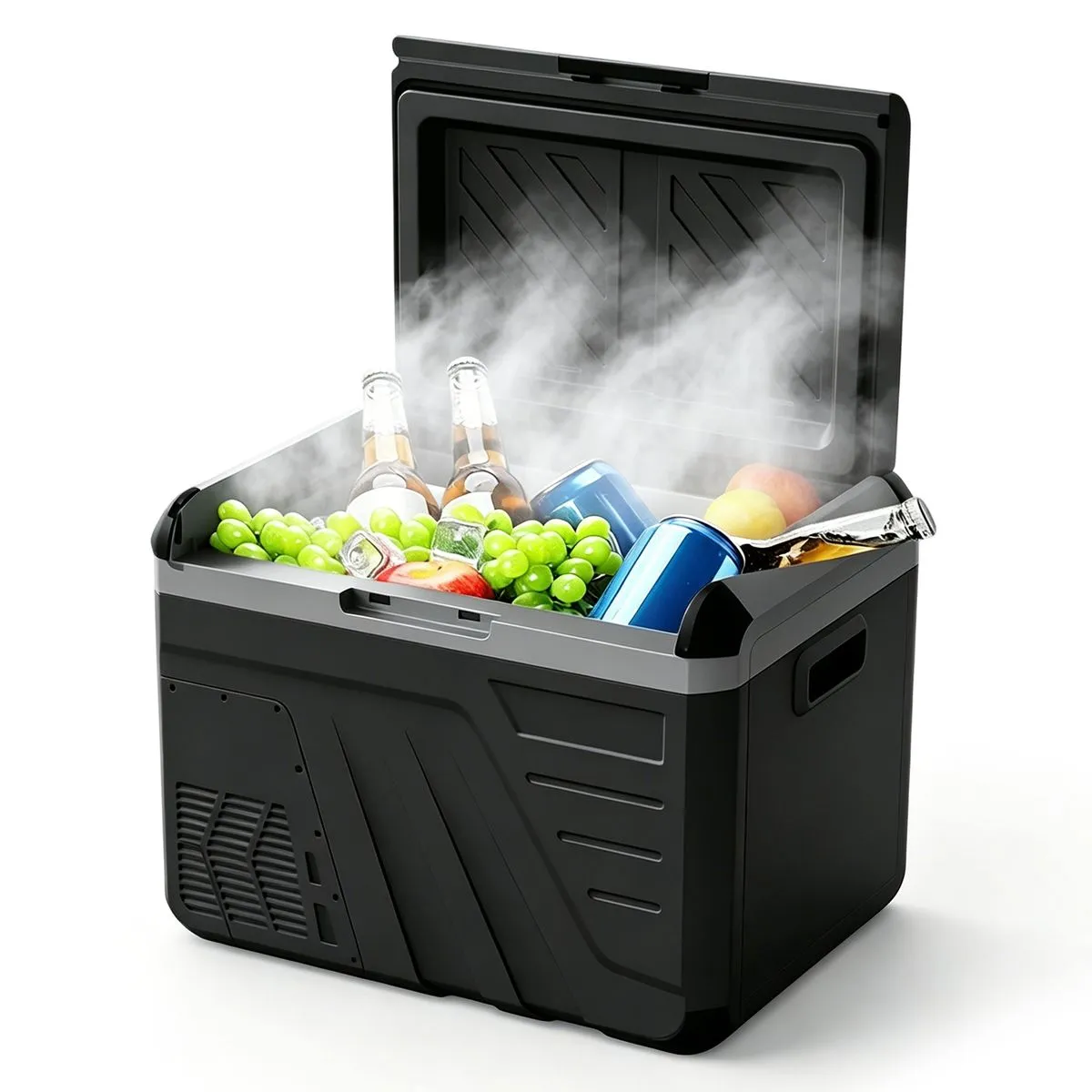 Redisson 12 Volt Car Refrigerator-Portable Car Cooler & Freezer Fridge 35L - Black