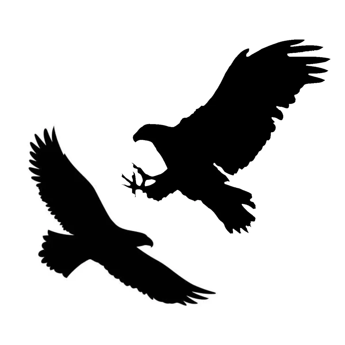 Vinyl Car Stickers - Eagle Set