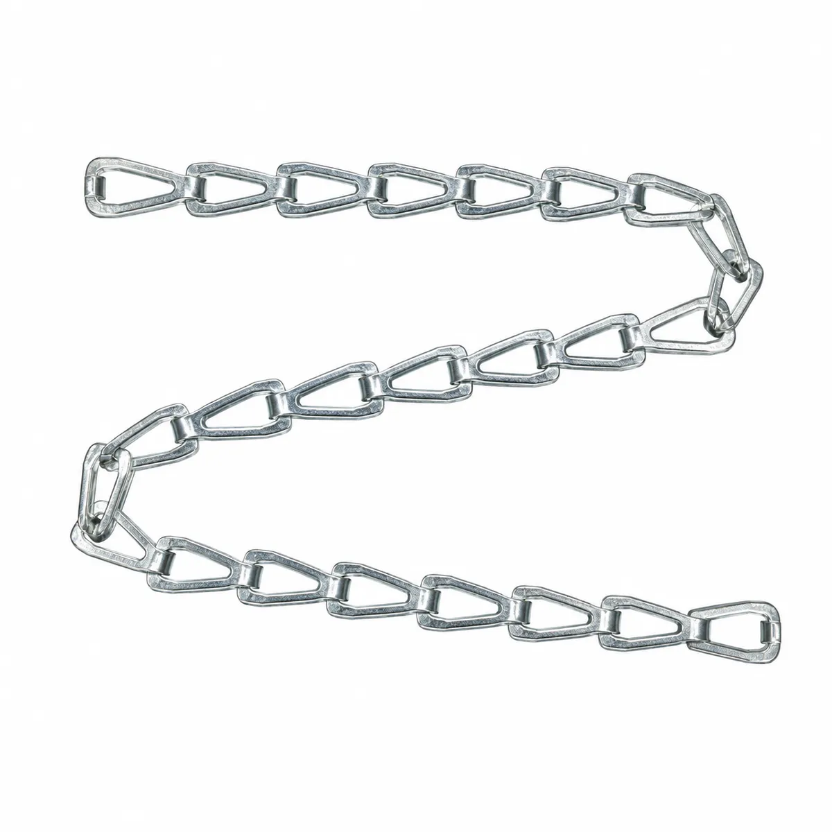 KRAFFT Nickel-Plated Chandelier Chain 20mm x 6.5mm x 1m