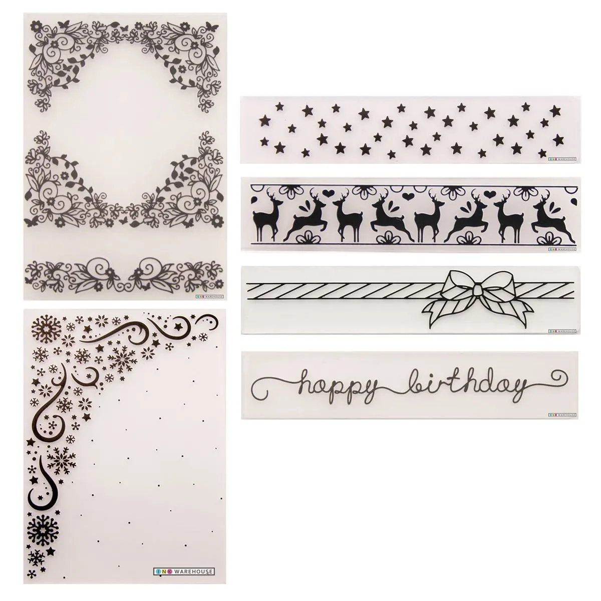 Embossing Folder Template for Card Scrapbooking Paper Craft Album DIY-Set 1