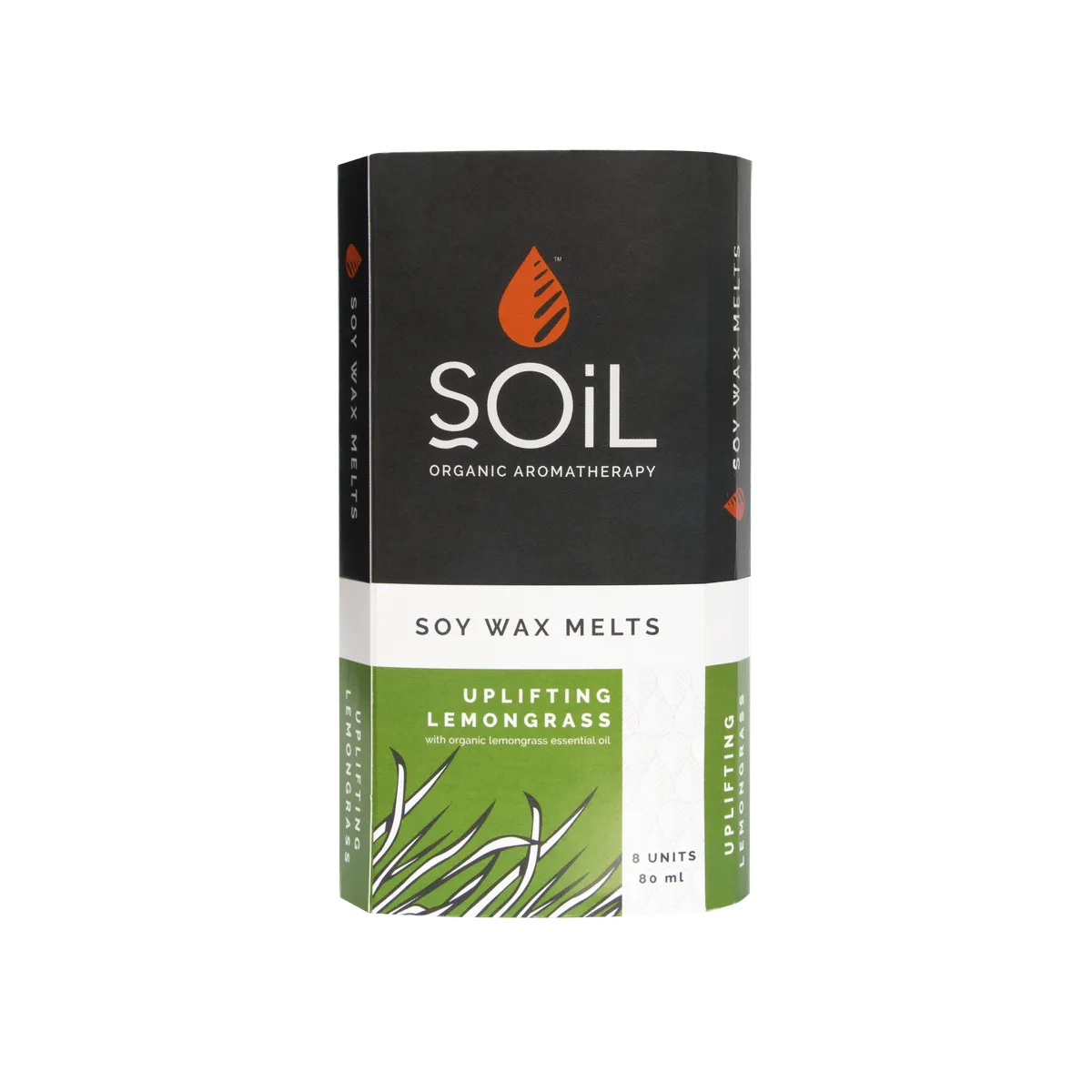 SOiL Organic Soy Wax Melts 8 Pieces - Uplifting Lemongrass