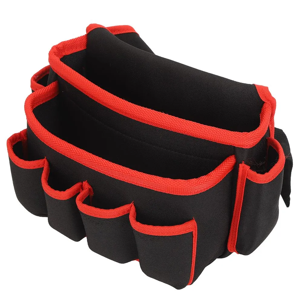 S22 Polyester Outdoor Toolkit Hardware Repair Waist Bag with Belt Red Edge