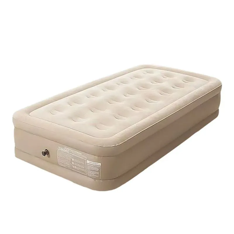 Premium Single Self-Inflating Airbed with Built-in Rechargeable Pump