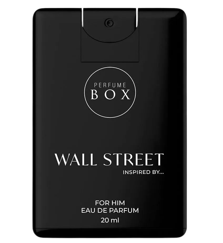 Perfume Box Wall Street For Him 20ml Eau De Parfum Cologne Pocket Perfume