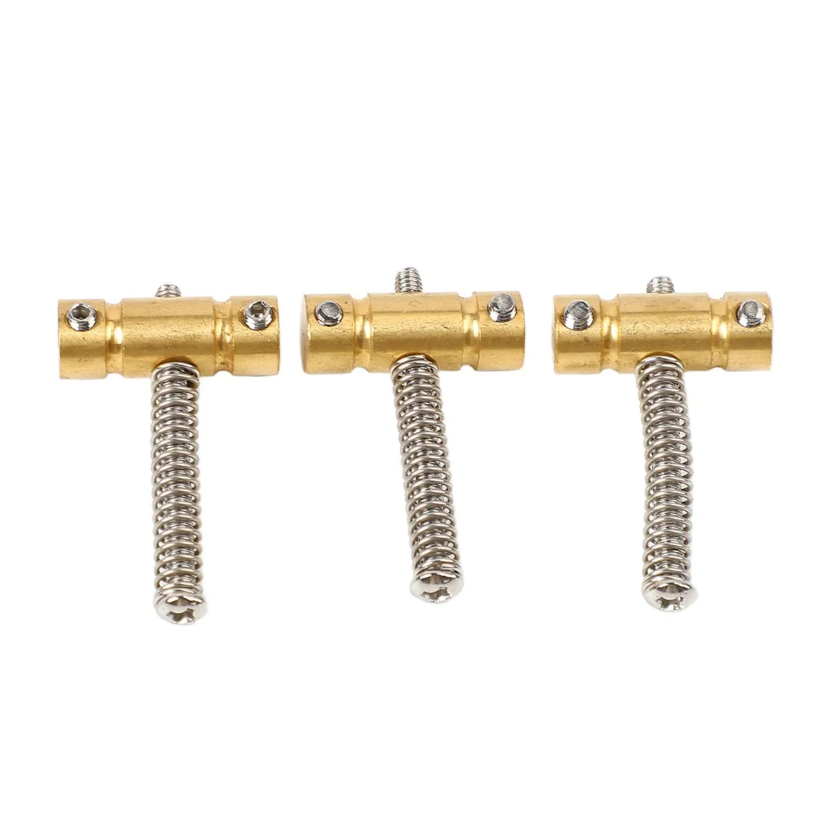 3pieces Brass Bass Bridge Saddles