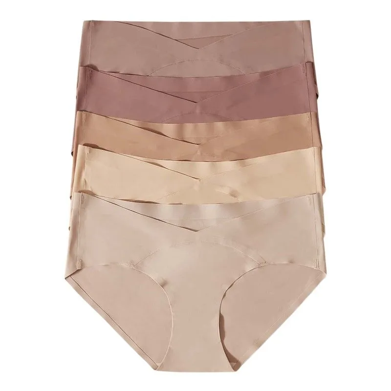 5 Pack Low-Waist Maternity Underwear - Size Large