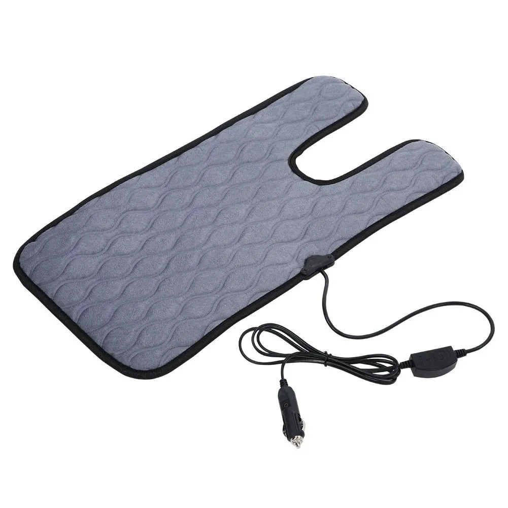 12V Gray Heated Cushion for Baby Car Seat Middle Size Heating Pad