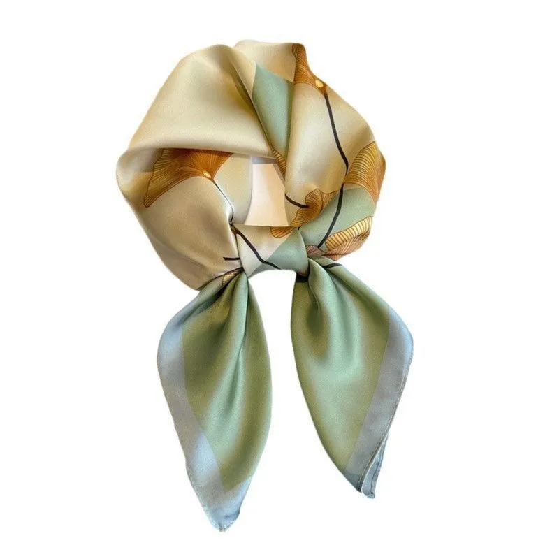 Exquisite Pattern Lightweight Silk Graceful Scarfs Headscarf