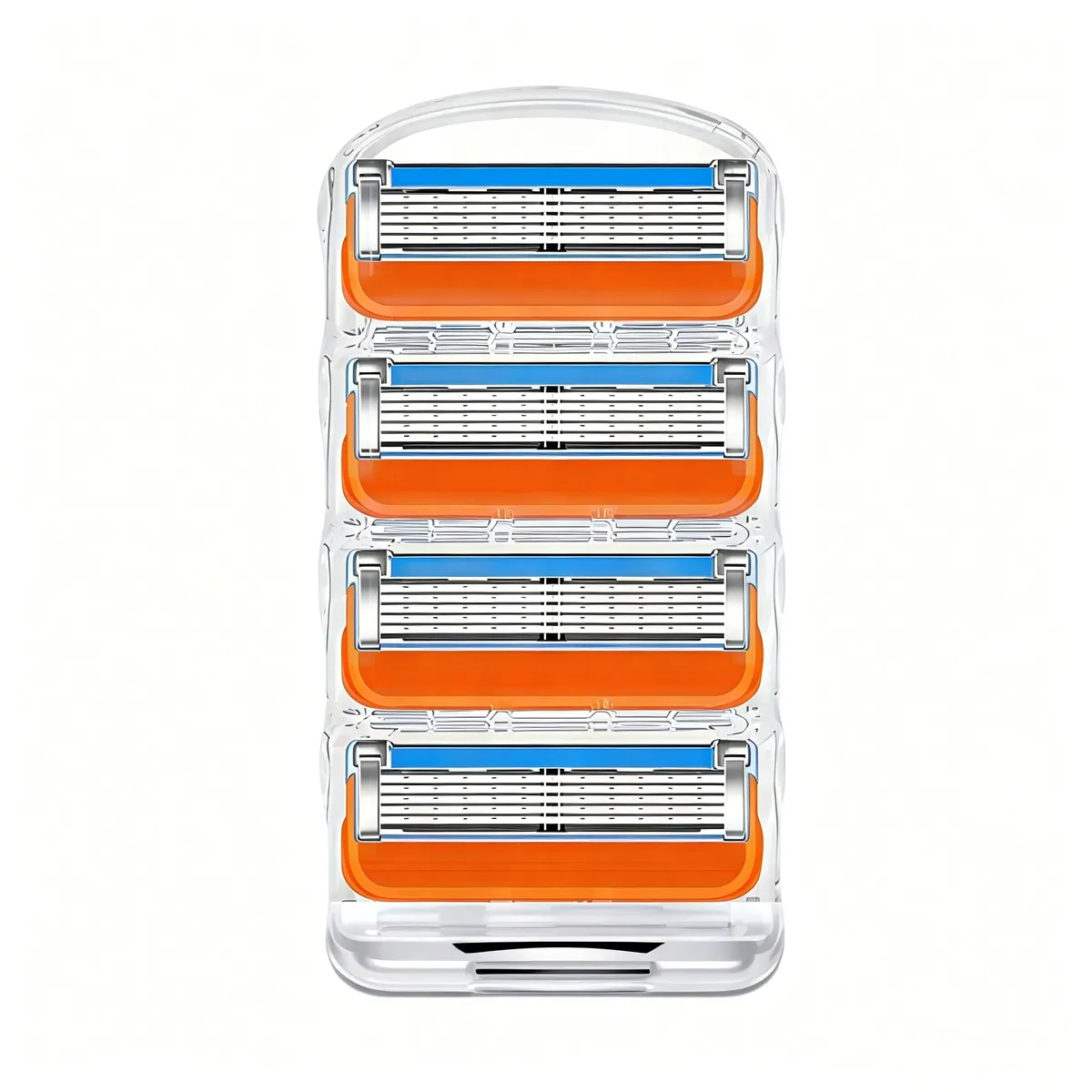 4PCS Replacement Shaver Blades with Lubricating Strips