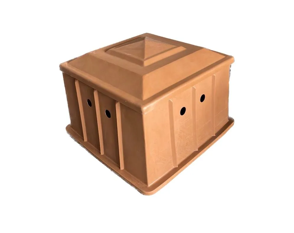 1200x1200x750 Pool Pump and Filter Cover Pool DC - Brown