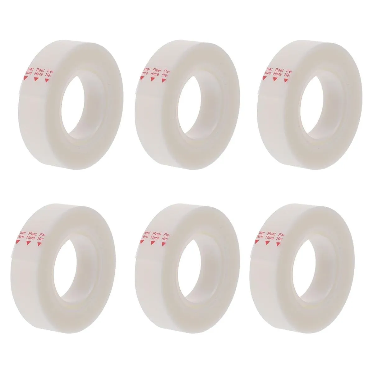 6 Rolls Frosted Writing Tape 12mm X 22.8m Correction Masking Tape