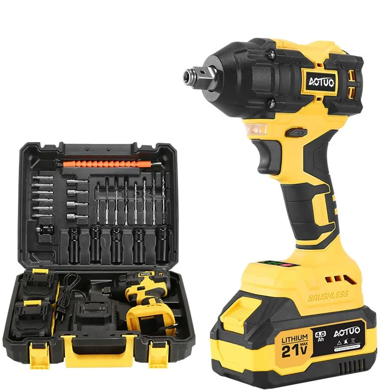 Cordless Impact Wrench 21V Brushless Power Impact Wrenches 330ft-Lbs(450N.m