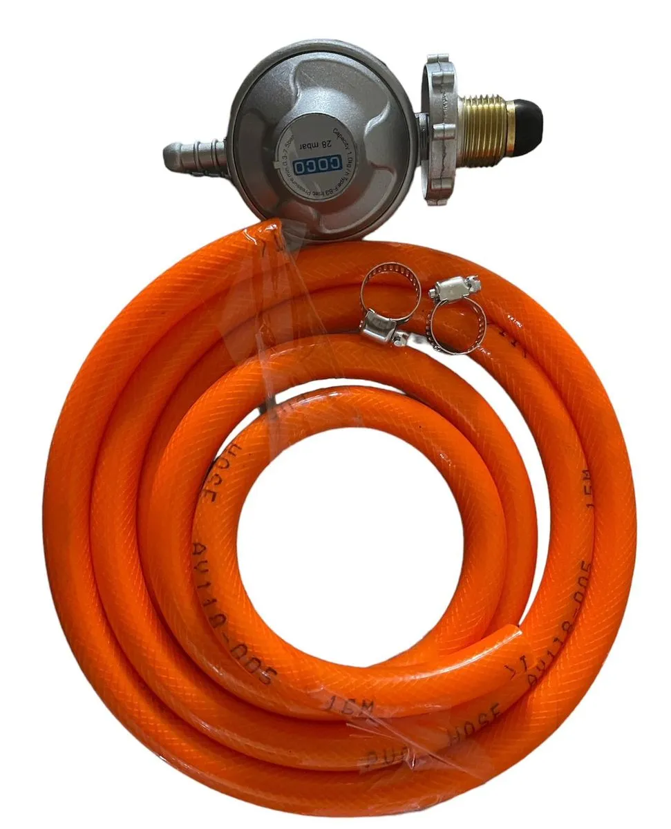 ACE Gas Regulator with 2m Hose and 2 Clamps