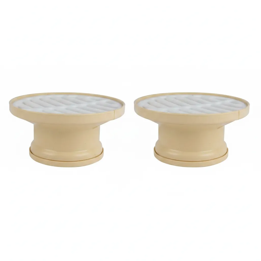 Polypropylene Round Gulley 110mm for Underground Drainage - 2 Pack