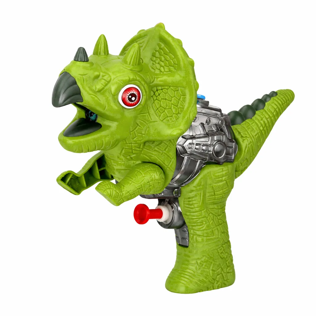 Triceratops Dinosaur Water Toy Gun - Green