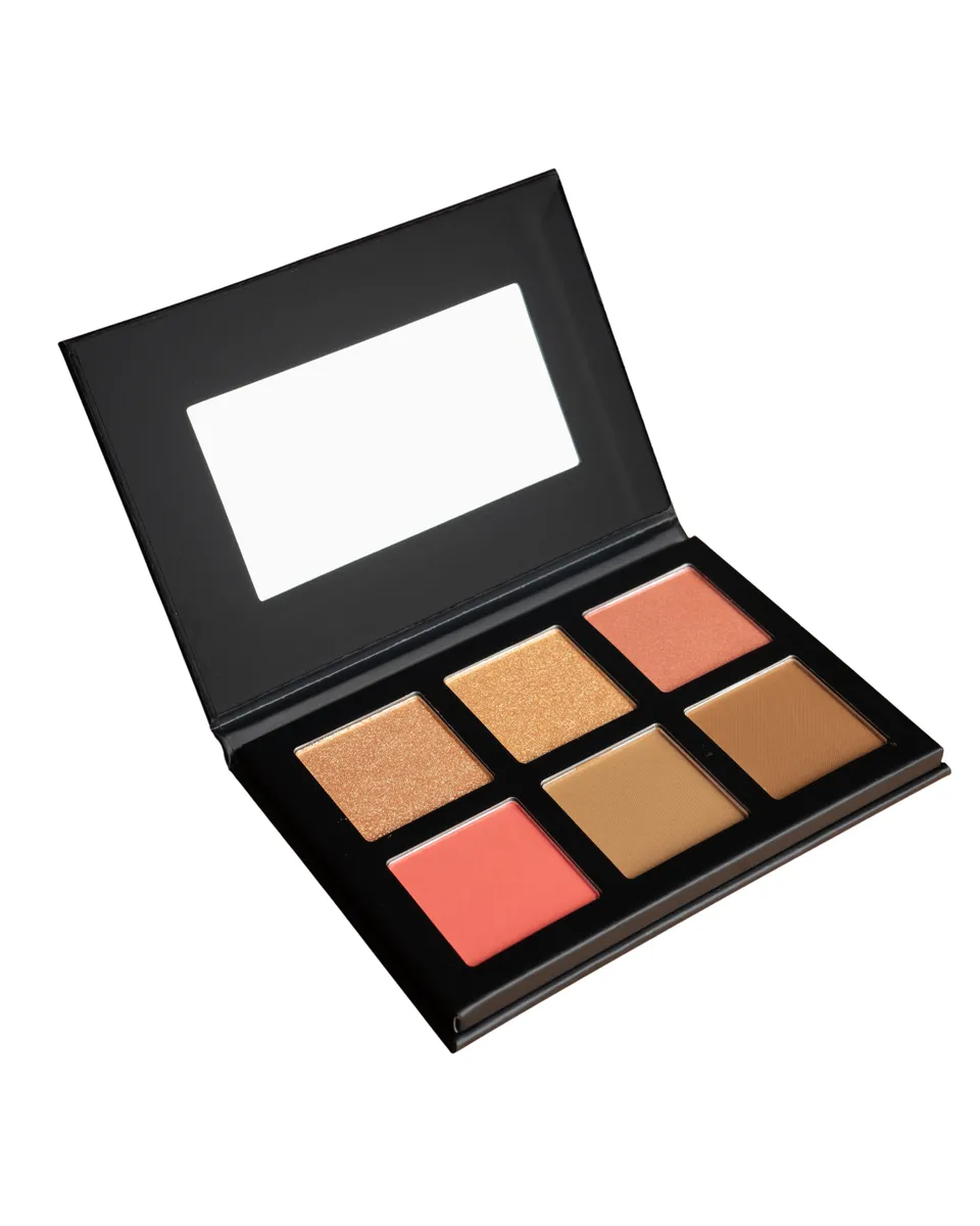 135g Lynna Cosmetics Sculpt Palette - Define, Highlight & Glow - Golden Hour