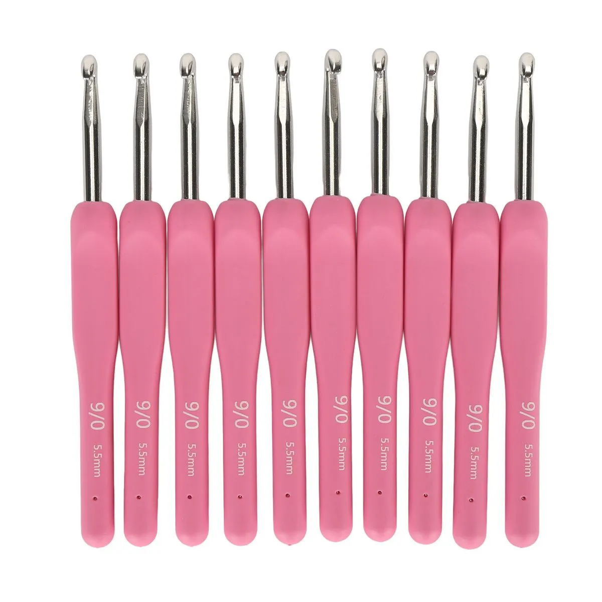 Ergonomic Crochet Hook Set 5.5mm Soft Grip Needles