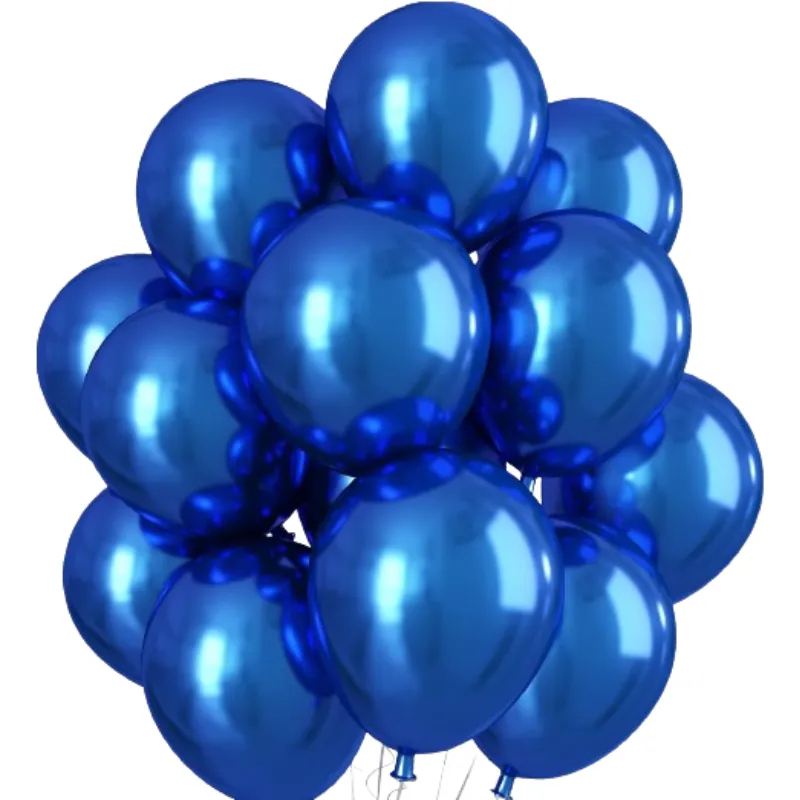 1 Piece Metallic Helium Balloons x 35 - Blue
