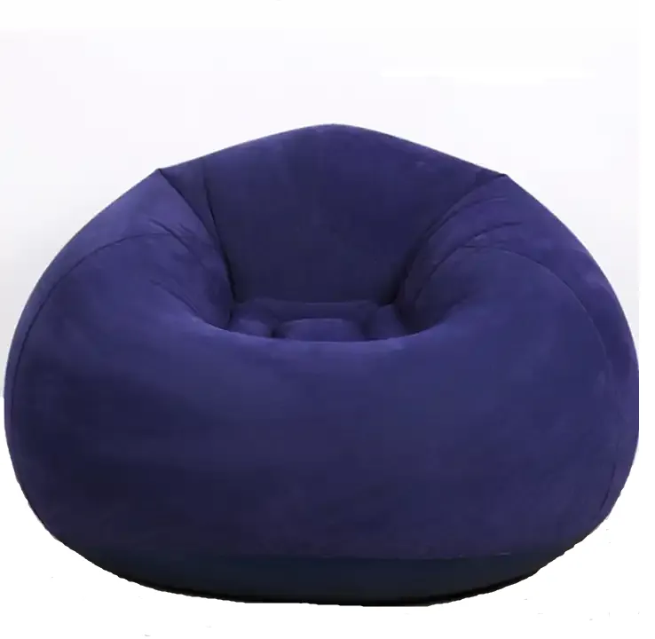 Inflatable Single Comfortable Sofa - Blue
