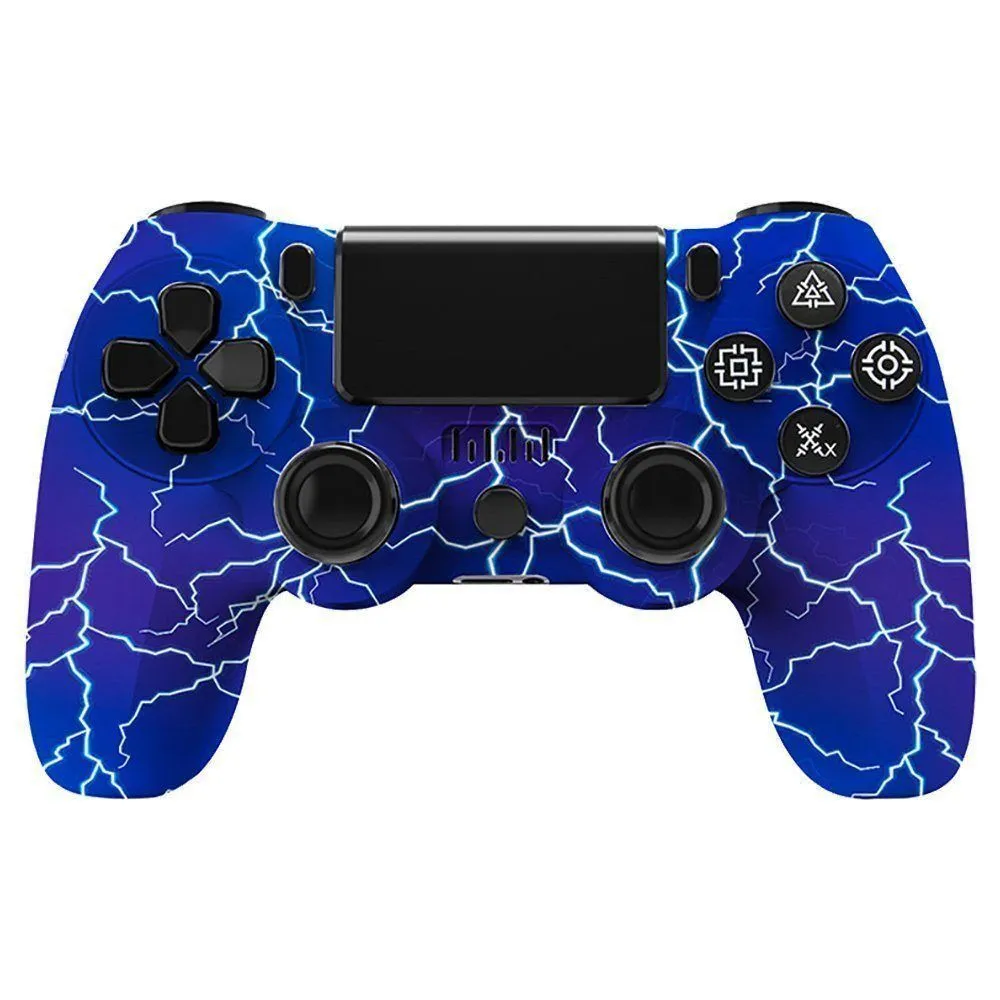 Wireless PS4 ControllerBluetooth Gamepad Compatible with PlayStation 4 Blue Lightning