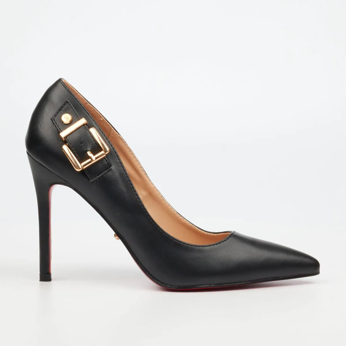 Miss Black Lola 42 Black Women Faux Leather High Court