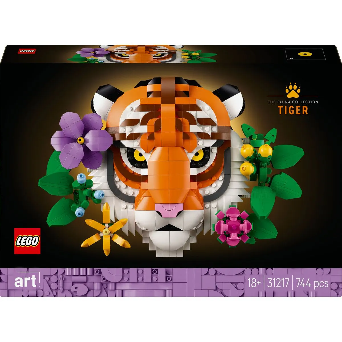 LEGO® Art The Fauna Collection – Tiger 31217