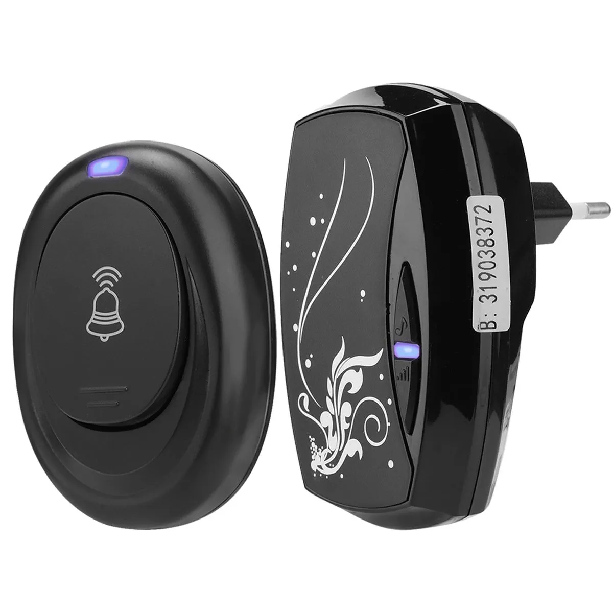 Waterproof Wireless Doorbell 50m Range LED