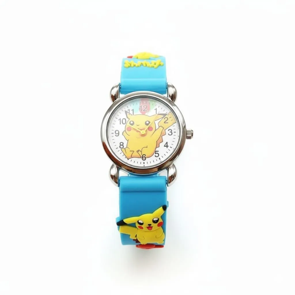 Kids Pokemon Pikachu Analog Quartz Watch for Boys, Girls - Blue