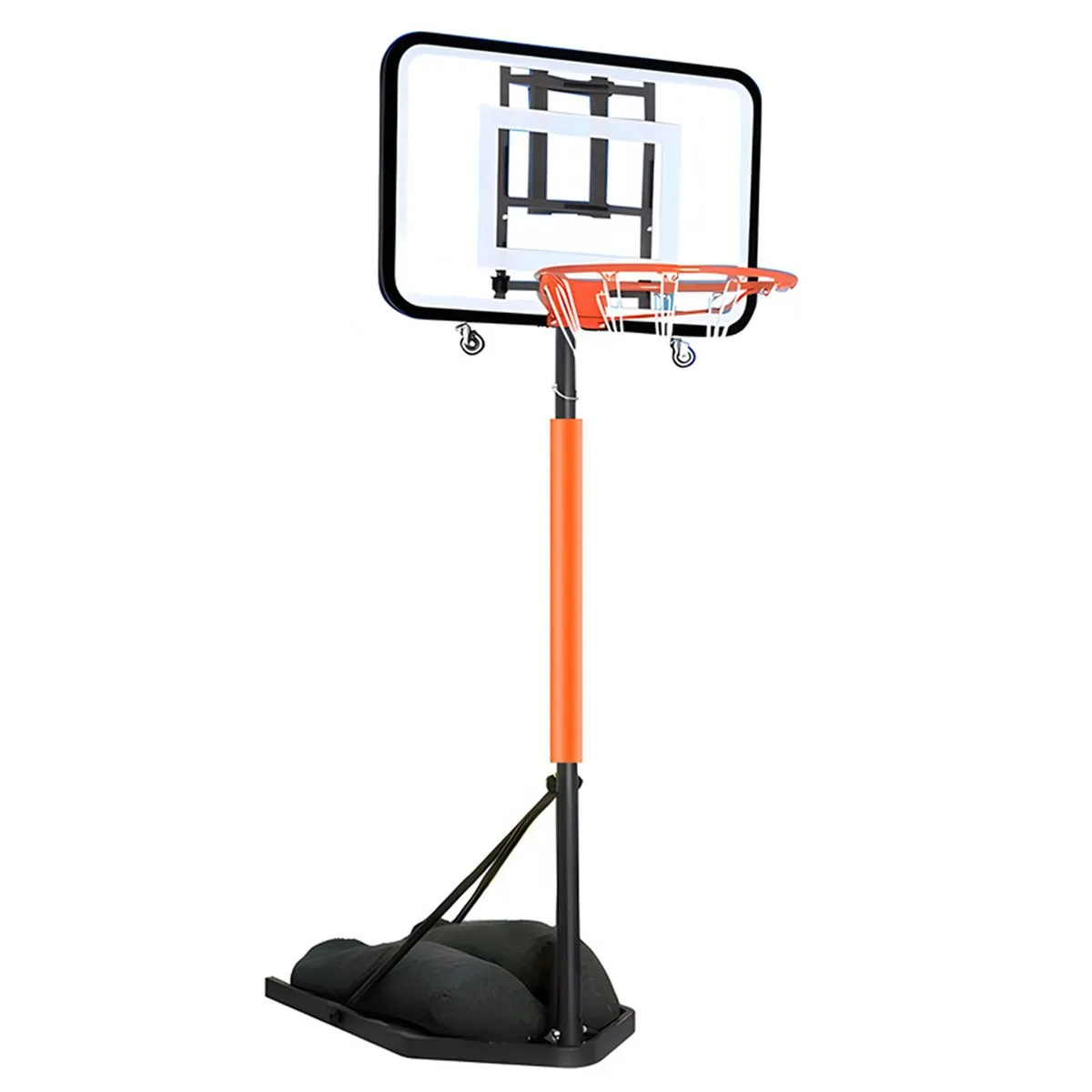 Basketball Hoop with Stand,AdjustableHeight 7-9 FT,Outdoor Basketball Stand