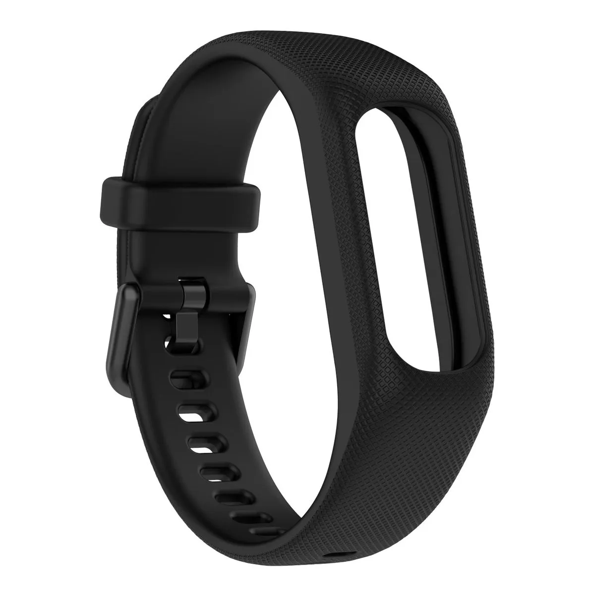 Silicone Band Compatible With Garmin Vivosmart 5 - Black