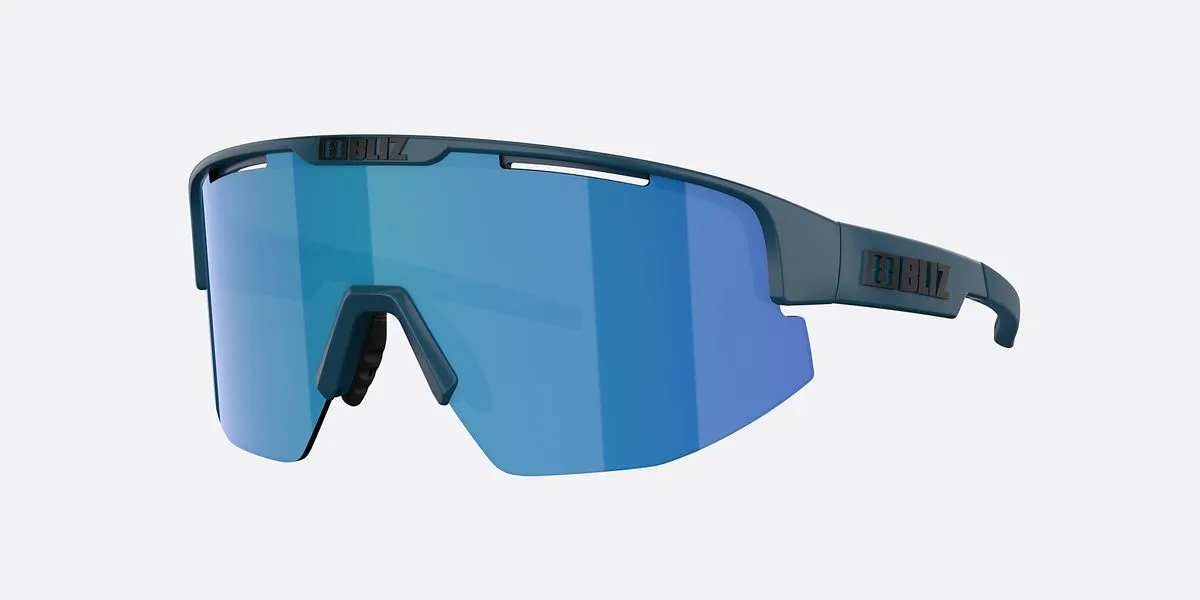 BLIZ Unisex Active Matrix Sunglasses - Matt Blue/Brown/Blue Multi