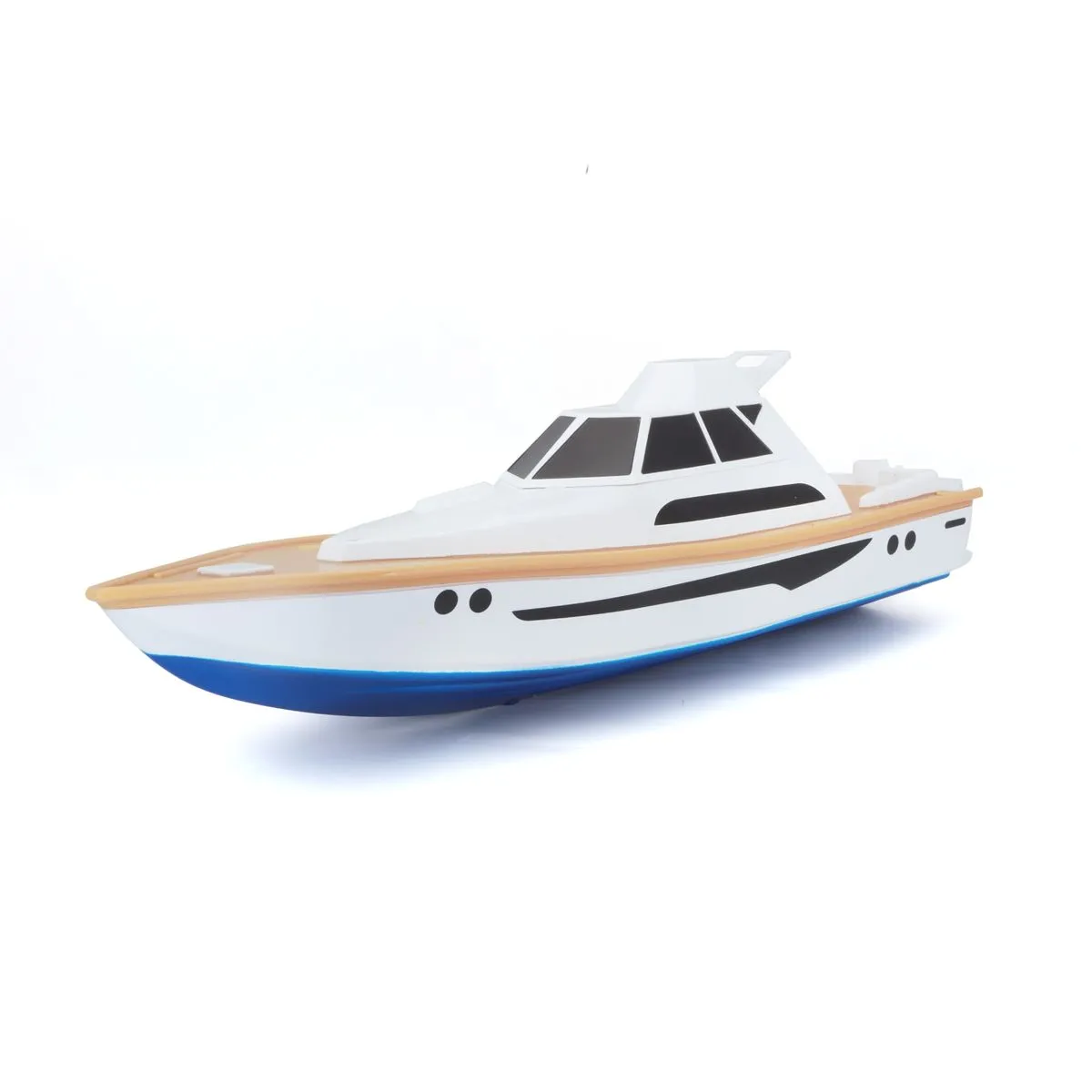Maisto R/C Super Yacht Boat - White/Brown/Blue