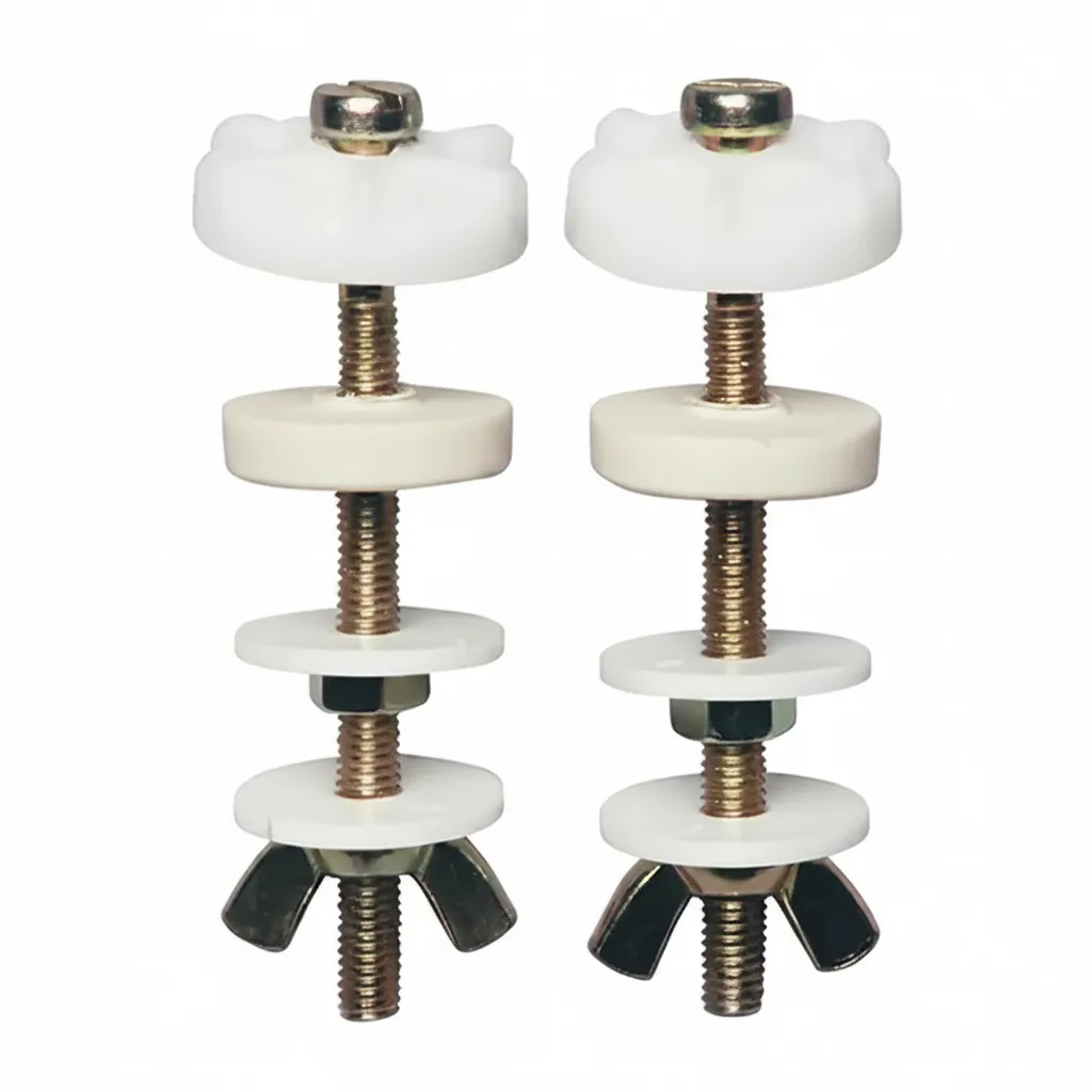 Cistern Coupling Bolt Set - Durable Steel Toilet Fasteners - 2 Pack